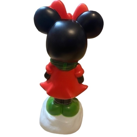 Minnie Mouse Blow Mold NEW Disney Red Black Battery Operated Christmas Decor - Picture 4 of 5